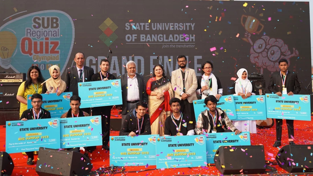 State University of Bangladesh Celebrates Intellectual Triumph: SUB Regional Quiz Olympiad-2023 Concludes

#SUBQuizOlympiad #IntellectualTriumph #SUBCelebrates #QuizCompetition #AcademicExcellence #KnowledgeUnleashed