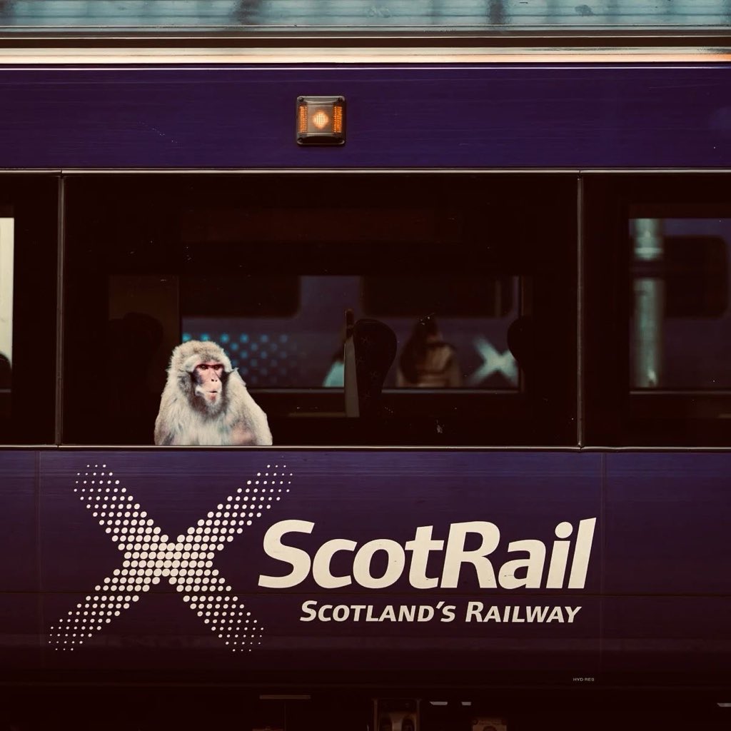 He’s just left Queen street on his way back to Kingussie