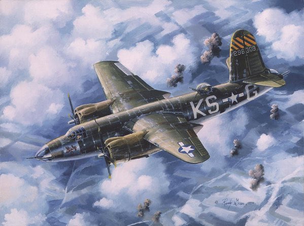 UW Missing in Action Recovery & Identification (@uwmiarip) on Twitter photo A painting was created of the last moments of the “Shirley D” on 23 Dec 1944. We believe it was commissioned by a family member of one of the crew, but a copy was purchased and hangs in our offices at <a href="/UWMadison/">UW–Madison</a> <a href="/dodpaa/">Defense POW/MIA Accounting Agency (DPAA)</a> A painting was created of the last moments of the “Shirley D” on 23 Dec 1944. We believe it was commissioned by a family member of one of the crew, but a copy was purchased and hangs in our offices at <a href="/UWMadison/">UW–Madison</a> <a href="/dodpaa/">Defense POW/MIA Accounting Agency (DPAA)</a>