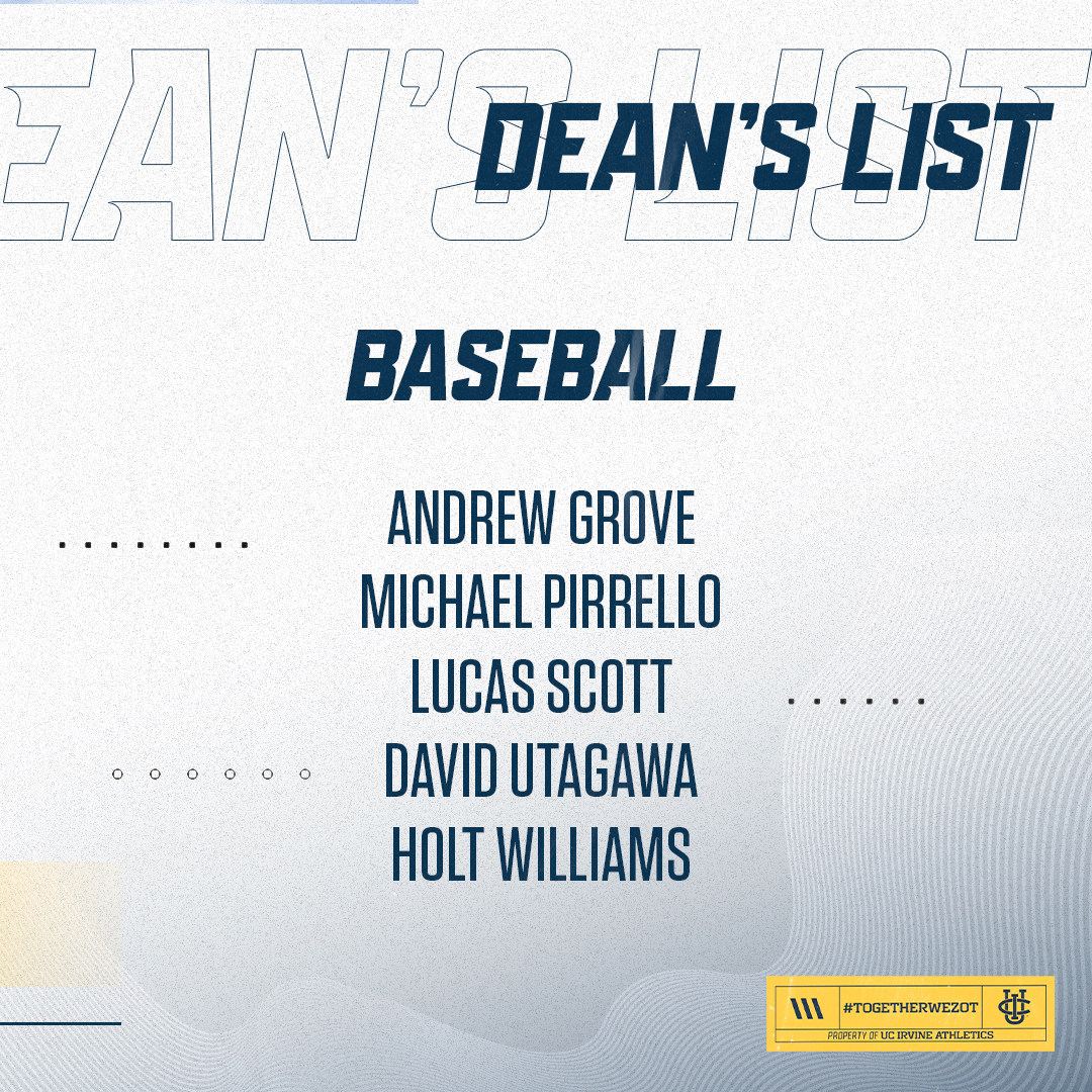 Congrats to our guys named to the 2023 Fall Quarter Dean's List! 📚

#TogetherWeZot | #RipEm