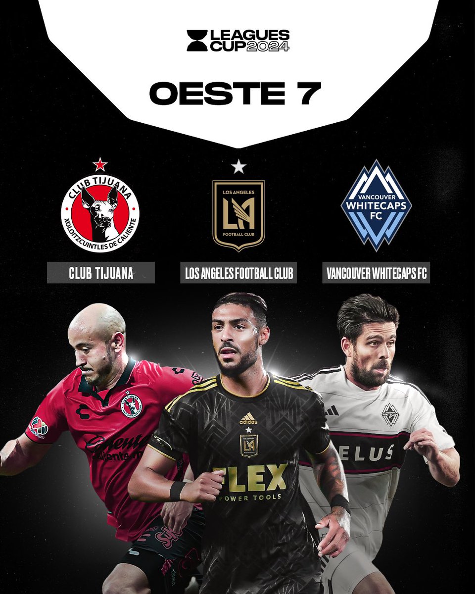Xolos's tweet photo. ¡Definido nuestro grupo para la @LeaguesCup 2024! 

¡Nos vemos pronto, @LAFC &amp; @WhitecapsFC! 

#LeaguesCup2024 | @LeaguesCup https://t.co/7klGrSWZzl