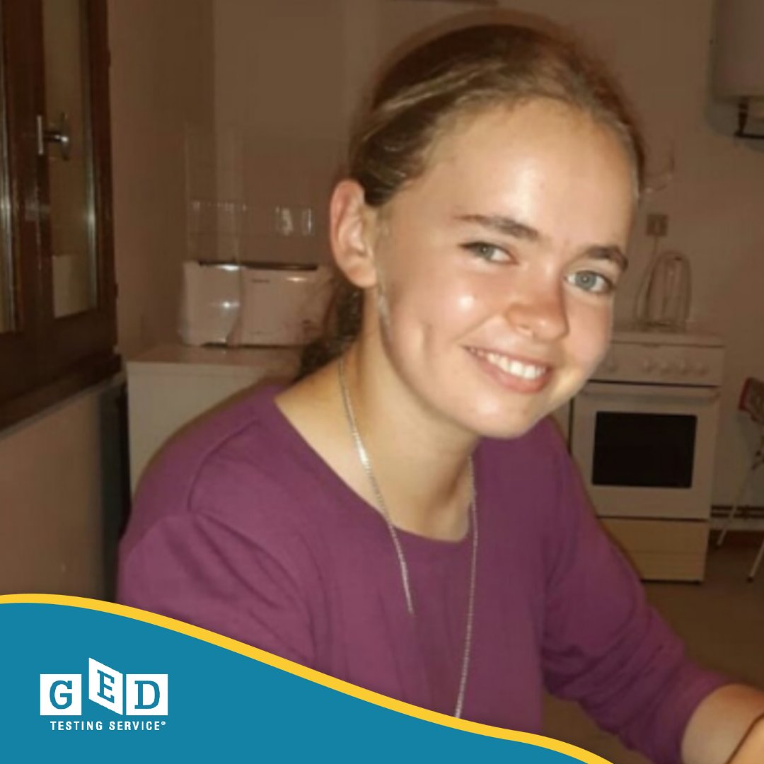 GEDTesting's tweet photo. " I like that the GED is straightforward and flexible for everyone. You can set your study and test schedule." - Catherine, GED grad https://t.co/EQMU7A2IIL https://t.co/f9gBM7N5Mp