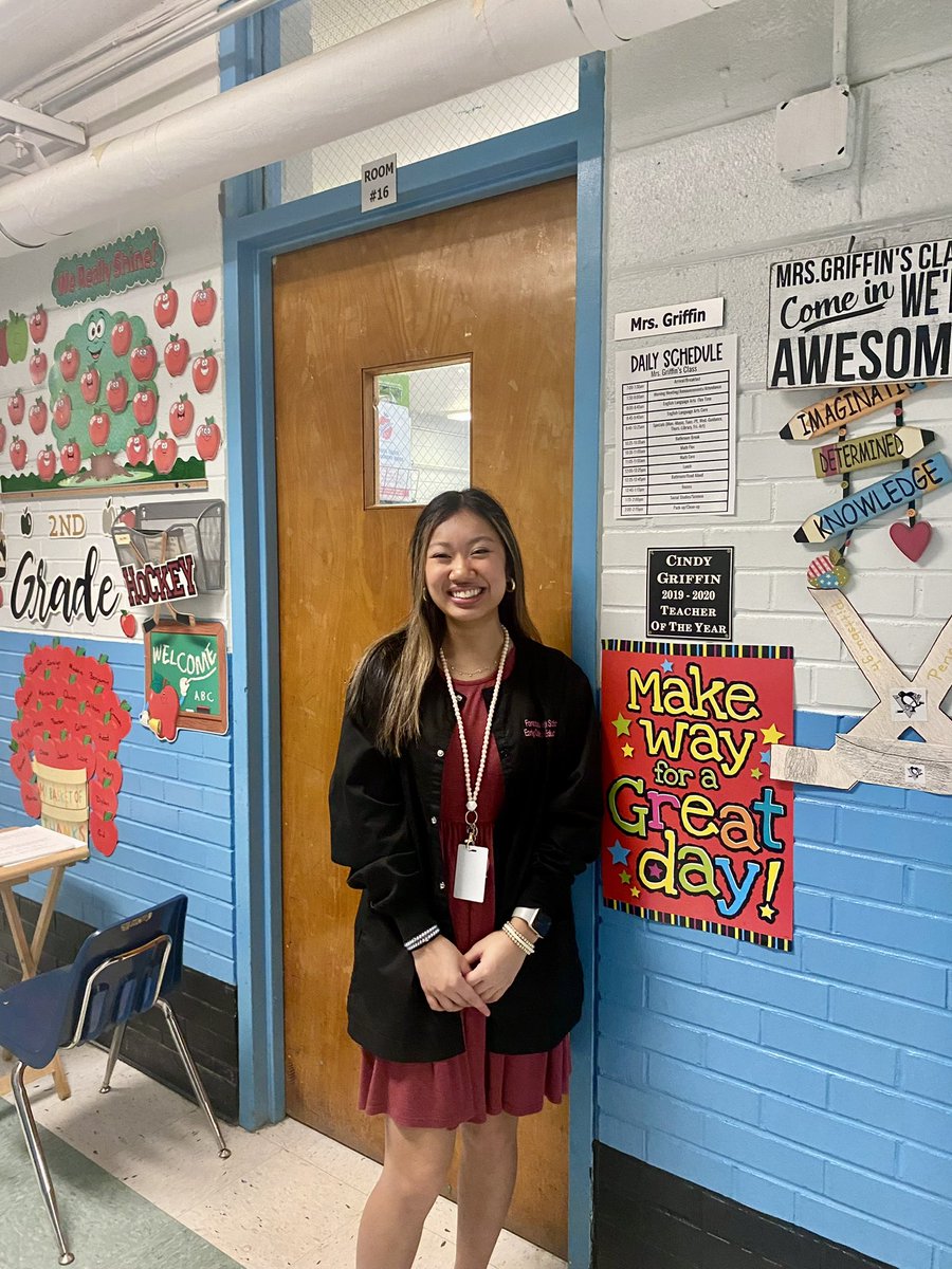 ForestviewCTE's tweet photo. Early Childhood Education internships are in full swing! We are so excited for the hands on experiences that our students will gain in our participating elementary schools! #cteworksforme #CTEforNC https://t.co/3ipHL0Tezj