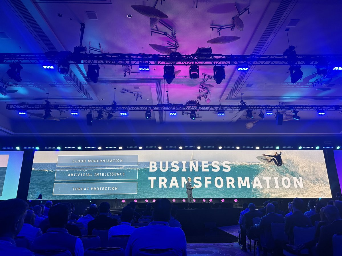 .@Dynatrace - #dynatraceperform2024
Making Waves - #businesstransformation
Just getting started.

#obsevability 
#data 
#cloudmodernization
#AI
#threatprotection 

@MoorInsStrat