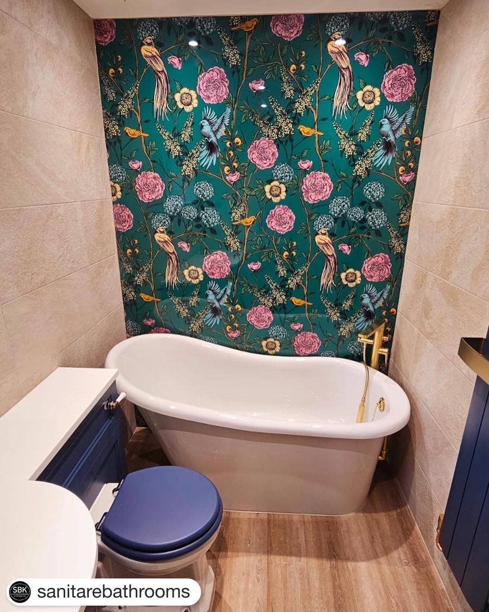 Thank you to Sanitare Bathrooms for sharing this fantastic bathroom revamp with us, featuring Vintage Birds from our #Showerwall Acrylic Collection. It's the perfect inspiration for bringing smaller spaces to life ✅ Discover more here: bit.ly/3SvFitt