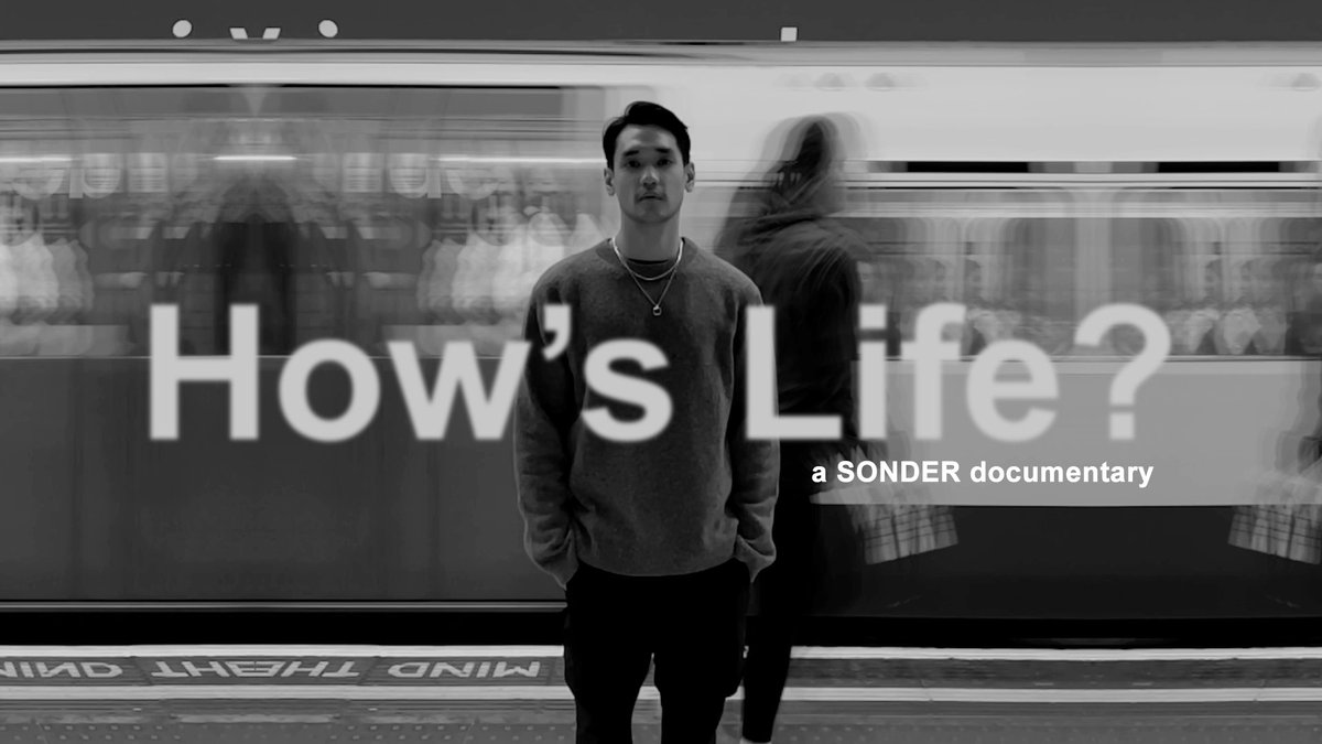How's Life? a SONDER documentary is now out on my Youtube channel💙 watch full here: youtu.be/9QBN1-nUqjg?si…