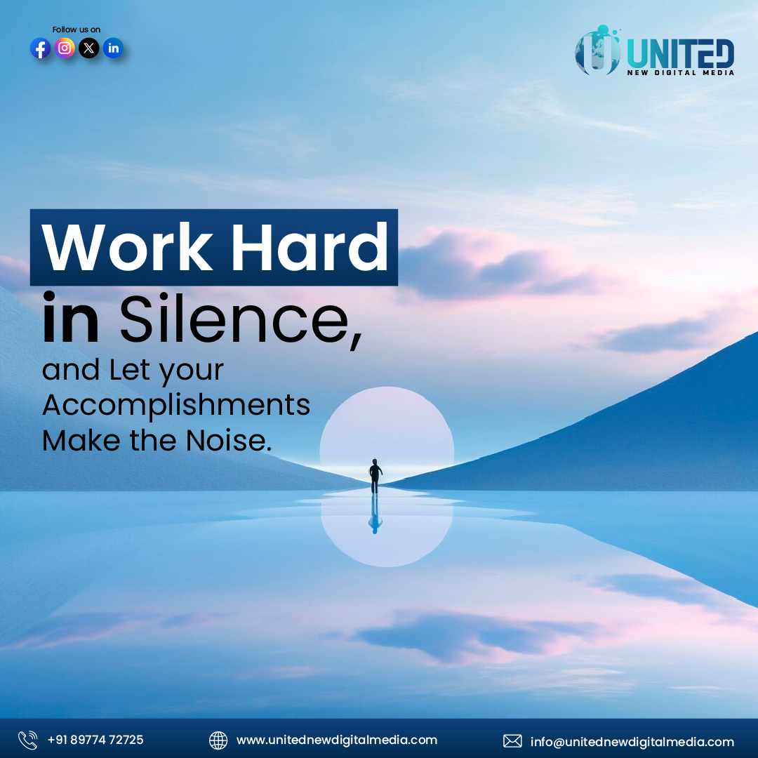 UNDMHyderabad's tweet image. At United New Digital Media, we believe in letting our accomplishments do the talking for us. Wishing everyone a happy Thursday and a productive month of February ahead. For stellar digital upgrades &amp;amp; software solutions, visit- unitednewdigitalmedia.com

 #silentwork  #FocusedWork