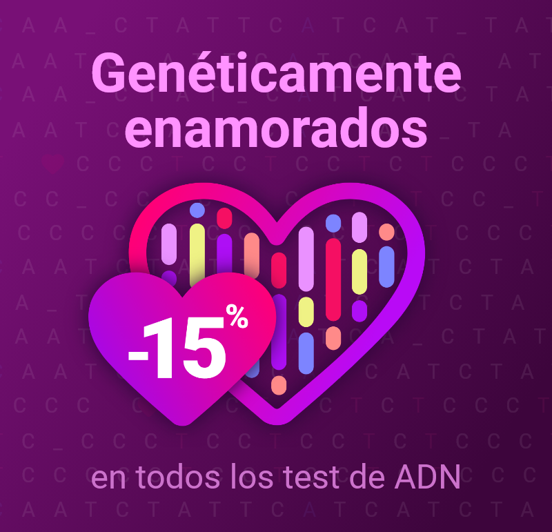 tellmeGen's tweet image. 🧬❤️ Enamórate genéticamente este San Valentín. Conoce más sobre tu salud, bienestar y orígenes con un -15% en nuestros tests de ADN hasta el 14 de febrero.

Descubre todo en➡️tellmegen.com/?utm_source=Fa…

#tellmegen #sanvalentin #promosanvalentin #ancestros #testadnancestros