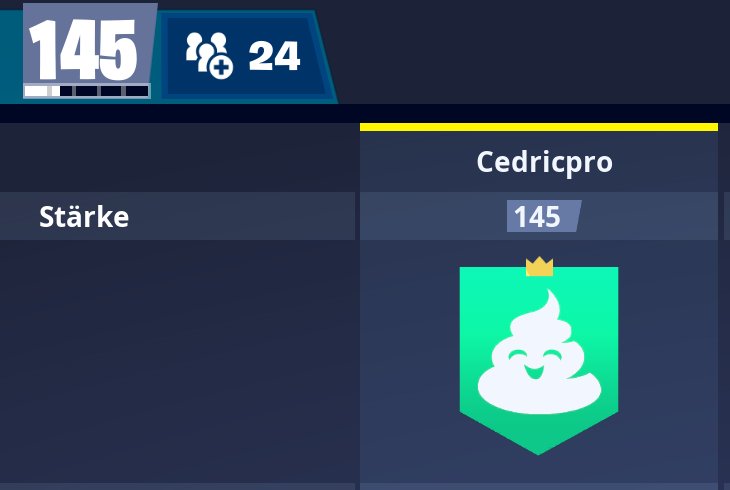 Cedricpro (@cedricpro_) on Twitter photo Der jahrelange Grind hat nun ein Ende! Ich habe das maximale Level in <a href="/FortniteDE/">FortniteDE</a> Rette die Welt erreicht! (Gehöre zu den ersten Hunderten, die das geschafft haben) 145.27. Mal schauen was die Zukunft bringt 🥹👍 Danke an alle die mich dabei unterstützt haben. Der jahrelange Grind hat nun ein Ende! Ich habe das maximale Level in <a href="/FortniteDE/">FortniteDE</a> Rette die Welt erreicht! (Gehöre zu den ersten Hunderten, die das geschafft haben) 145.27. Mal schauen was die Zukunft bringt 🥹👍 Danke an alle die mich dabei unterstützt haben.