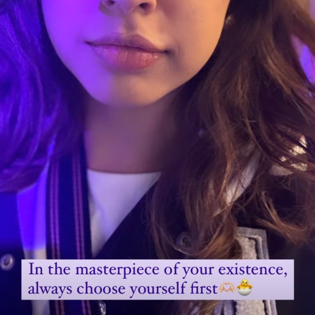 nitisquad's tweet photo. In the masterpiece of your existence always choose yourself first🫶❤️

#NitiTaylor https://t.co/ipbPphgEwv