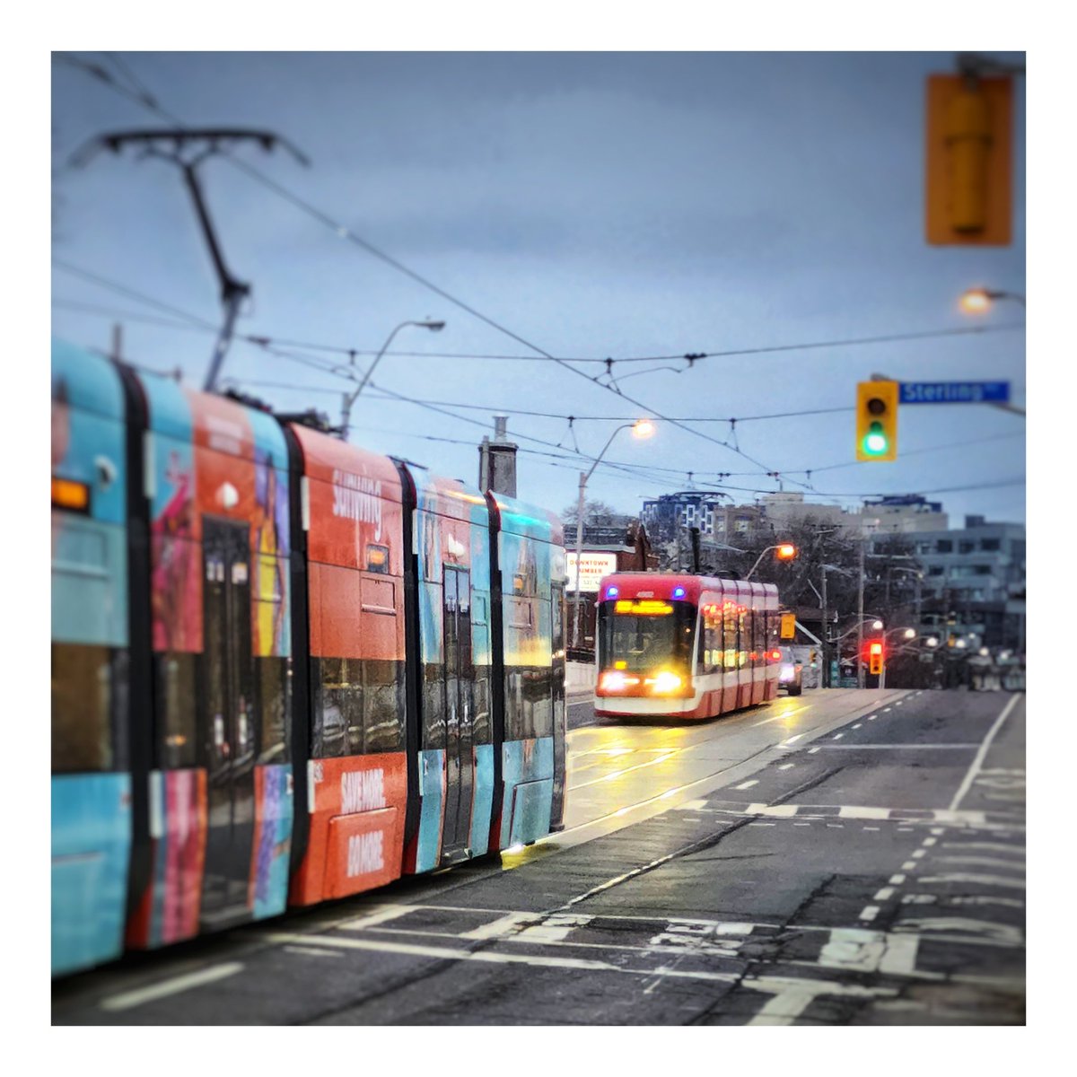 (Un)Wrapped. #TTC #Toronto #DundasStreetWest #Streetcar #TransitPhotography #Photography