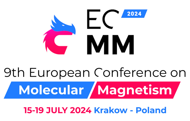 #ECMM2024 #conference ecmm2024.confer.uj.edu.pl/home 15-19 July 2024; Krakow, Poland. 9th European Conference on Molecular Magnetism