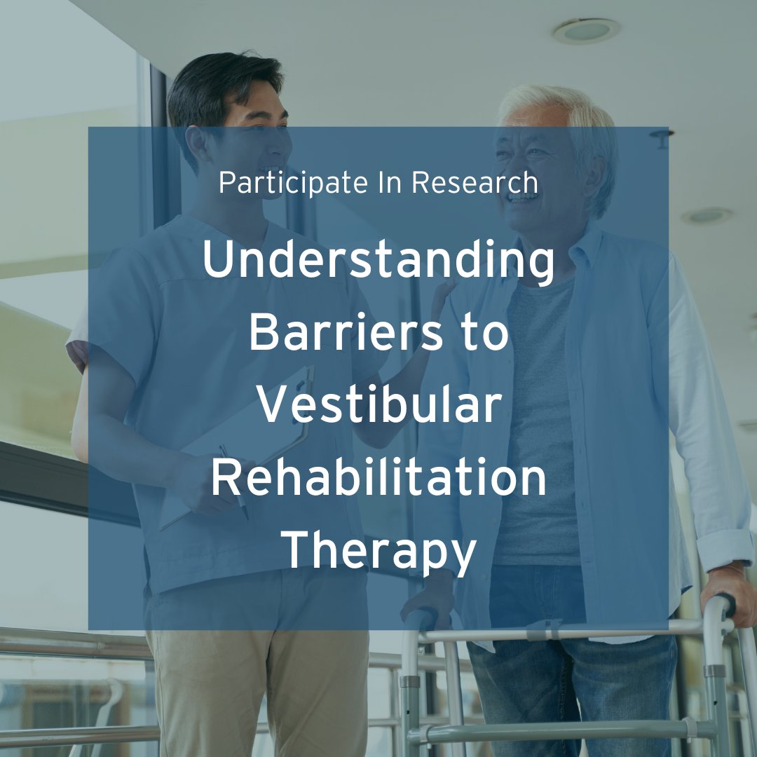 If you are between the ages of 18-70, have been diagnosed with vestibular dysfunction, and have been recommended vestibular rehabilitation therapy in the past, then this research survey needs your input. 
umiami.qualtrics.com/jfe/form/SV_5t…