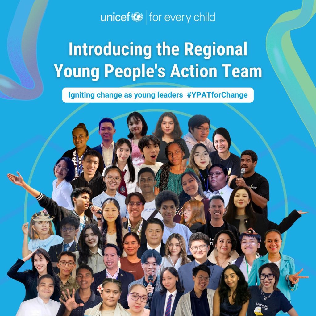 Youth activism is rising in 2024! Introducing the 2nd Regional Young People’s Action Team.

46 young changemakers from 14 nations including 🇰🇭 will address local concerns & make decisions to improve society. 🤝

Show your support for #YPATforChange!

🔗uni.cf/47OvQFG