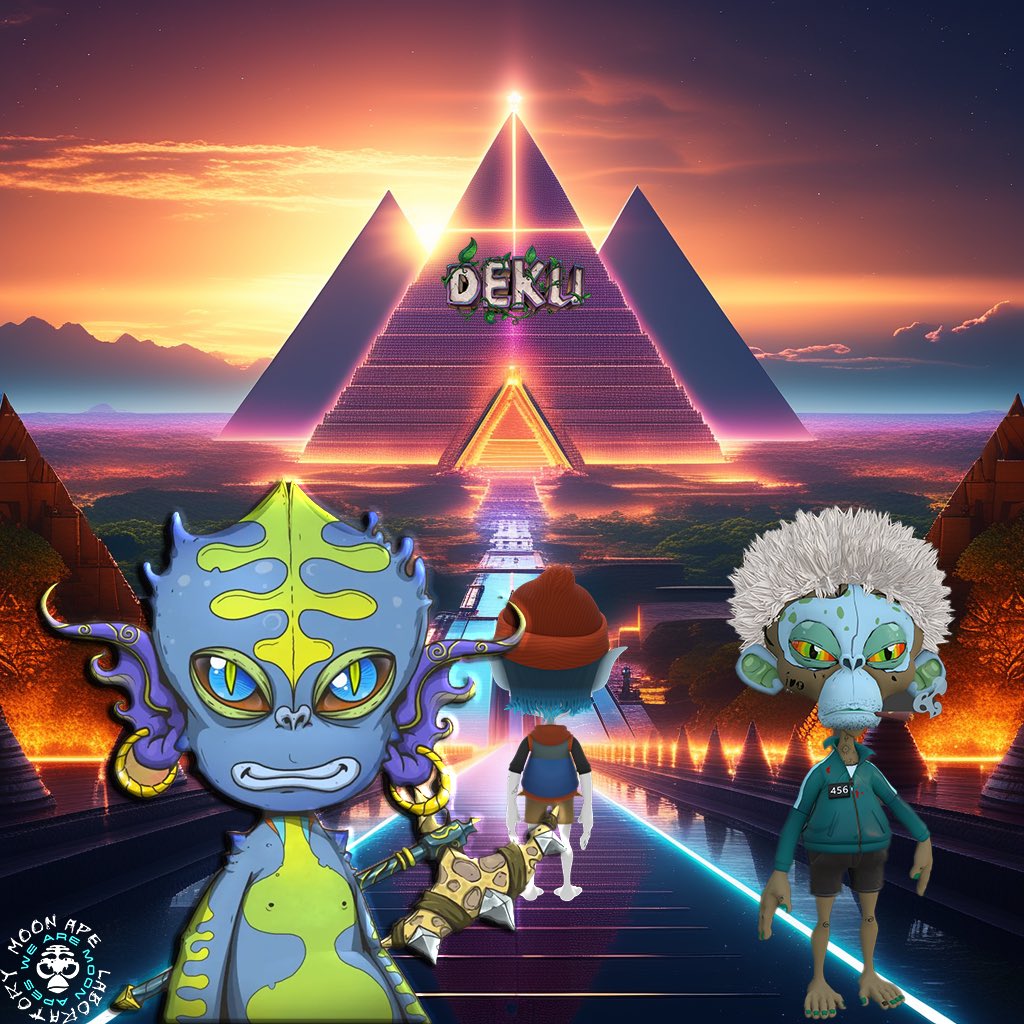 MoonApeLab's tweet image. Take yourself off to a faraway place with the Deku Collection

Launching later in 2024, they will be the second of our Metaverse Collections

Enter to lock in early:

🤍 Like
♻️ Repost
✍️ Tag a web3 warrior

Draw in 24 hours 🥂 Good luck