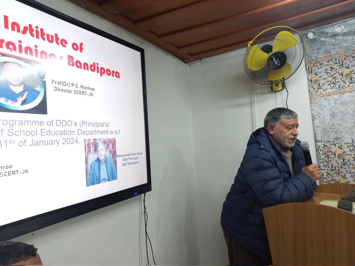 DIETbpr's tweet photo. *The 3-day orientation program for Drawing and Disbursing Officers (DDOs) at DIET Bandipore concluded today under the esteemed guidance of the  Worthy Chief Education Officer  Bandipore,Mr Mohammad Amin Beigh*. 
@dcbandipora
@jkscert_jmu @ncert https://t.co/qYbSOpq29d