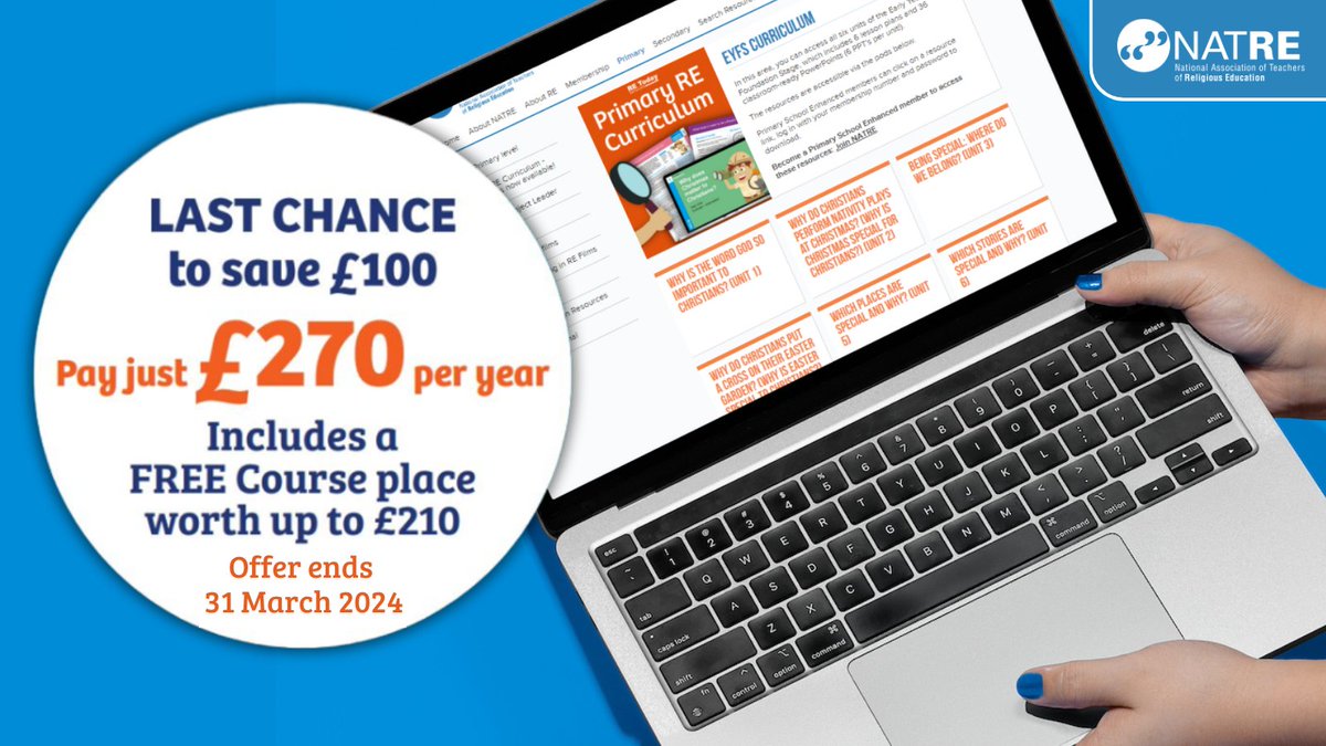 NATREupdate's tweet image. RE Today Primary RE Curriculum is designed exclusively for you by expert teachers! Save time and empower your teaching approach to religious and non-religious worldviews for pupils aged 4 to 11 (EYFS, KS1, &amp;amp; KS2)

Curious? Download samples 👉 bit.ly/3sTKVY5 #lessonplan