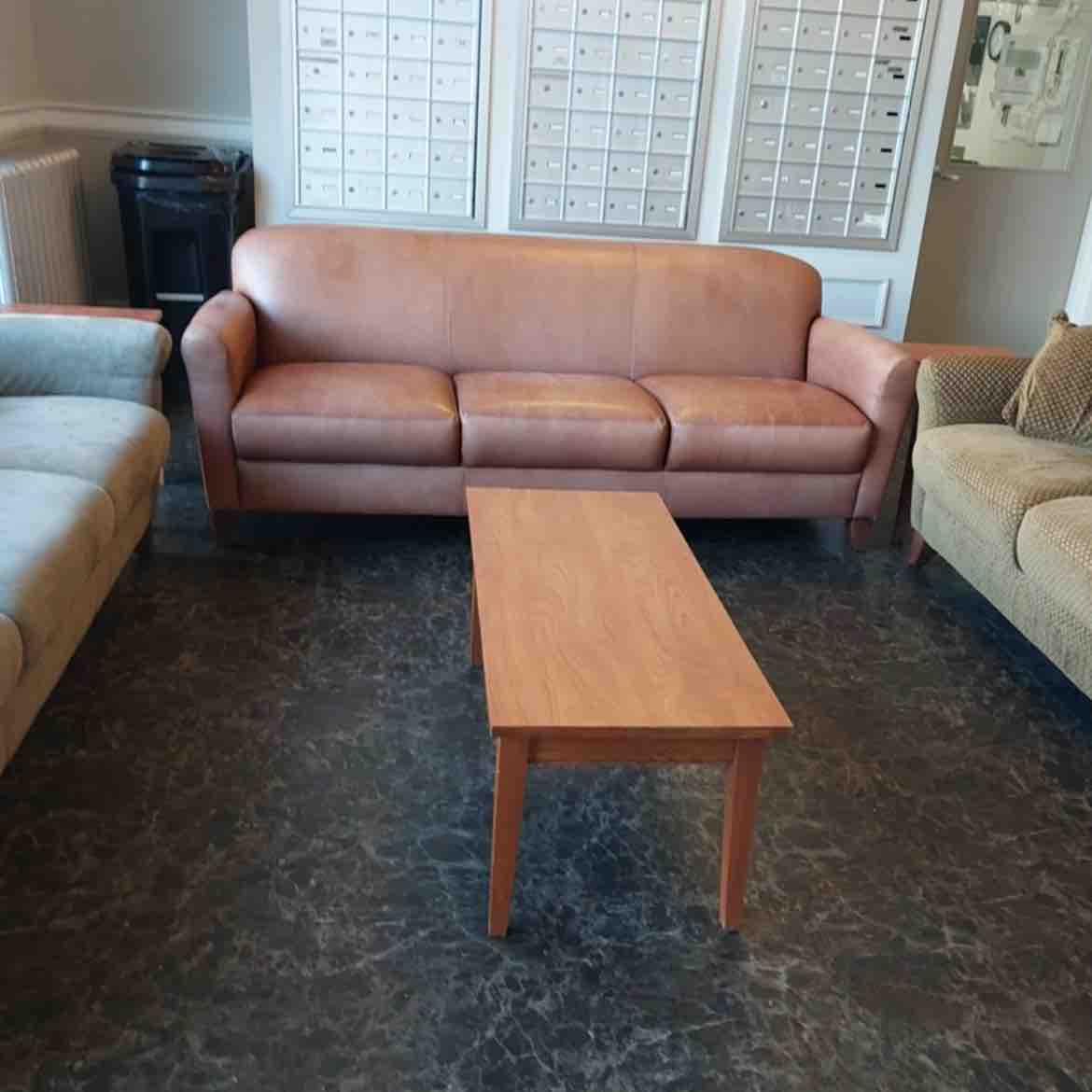 CaritasBoston's tweet photo. Sincere thanks to Robin Putnam and Tyler Seifert of The Furniture Trust for the delivery of furniture that transformed the lobby of our Central House property. 

#CaritasCares #GreaterBoston #EndHomelessness https://t.co/wn4ceff2MX
