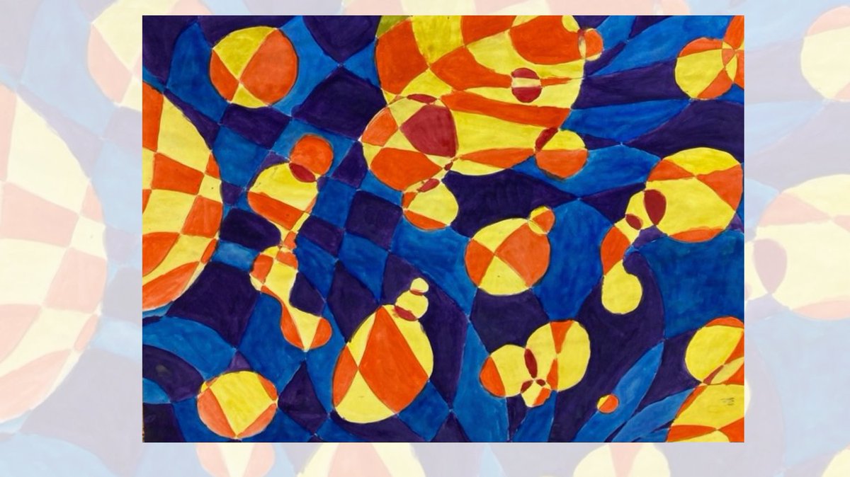 MidtownHighArt's tweet photo. Op Art + color schemes
@APSMidtown @thebetsybockman @erickson_sarah_ #apsarts #highschoolart #highschool #art #artclass #arteducation #atlanta #midtownhigh #atlantapublicschools
#painting #opart #color #colorschemes #elementsofart #analogous #warm #cool https://t.co/siUPe3pm4K