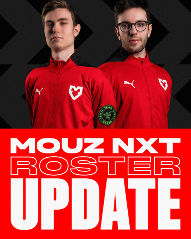 mousesports's tweet photo. 🚨 League of Legends Roster Update 🚨

@VauntedLoL wird bis auf Weiteres die Rolle des Supports im MOUZ NXT Lineup übernehmen, da @flay_lol auf die Bank wechselt.