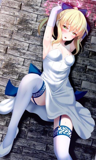 結構前に描いたセイバーさん 