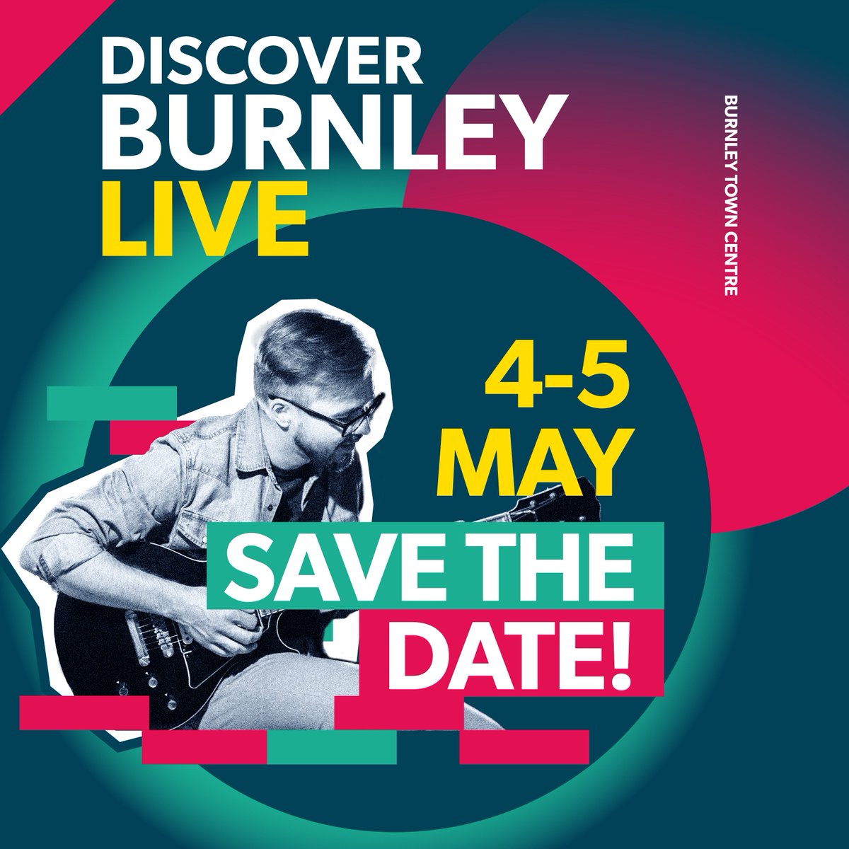 Save the date! 🗓️ Did you enjoy #Burnley Live last year? The music festival is returning to town on Saturday 4th and Sunday 5th May! 🎤🎸 Over the coming weeks and months we will be revealing more details about the event and who is taking part, so watch this space!