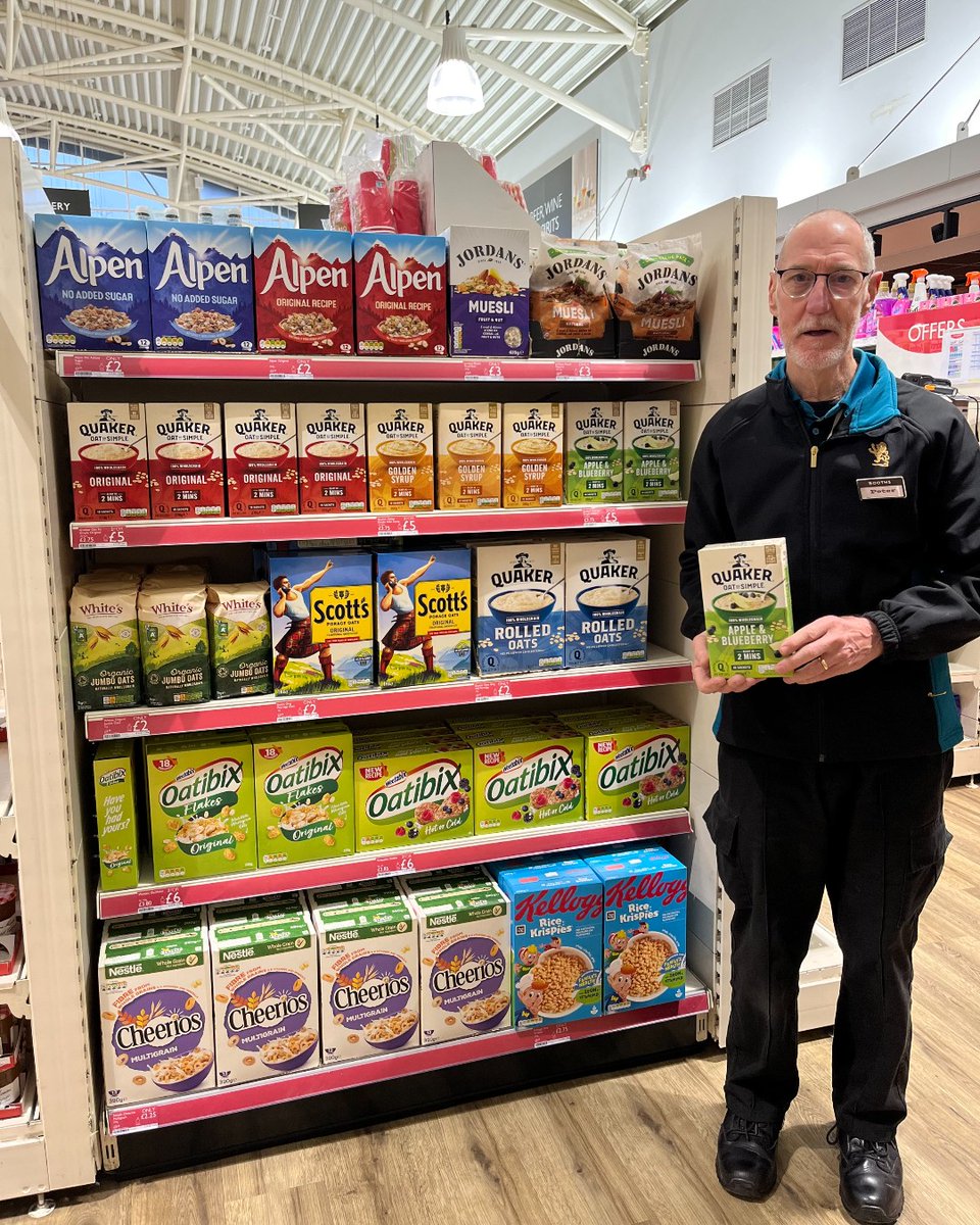 BoothsCountry's tweet photo. Peter at Kendal has Quaker Oats So Simple on offer at 2 for £5, tell us which flavour is your favourite? 🍏 https://t.co/0ei9QsuIiW