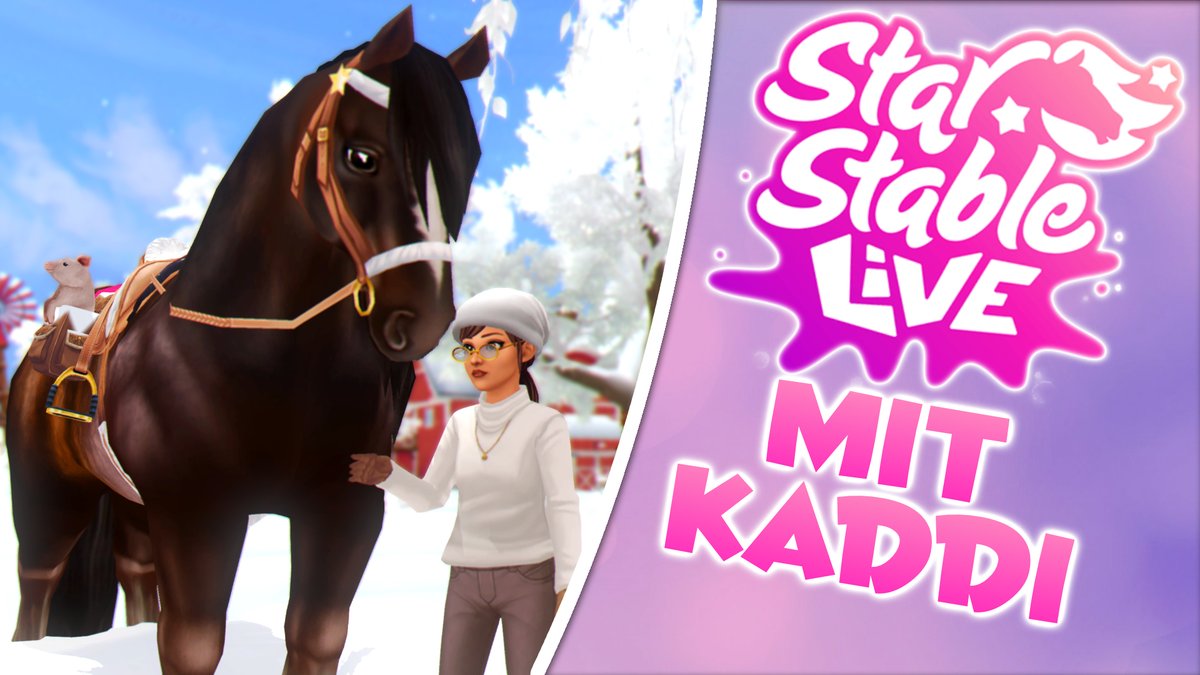 KaddiGaming's tweet photo. Zwischen 17.30-18.00 Uhr gehts los mit Star Stable😊

https://t.co/oKH1fCSODO https://t.co/sXtwdHos8C

#starstable #sso #twitchde #twitch #youtube #YouTubeLive #Livestream https://t.co/zqVn32iJaF