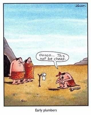 SonsEarl's tweet image. Don’t blame us - we’ve only been around since 1955! 😂  #plumberhumor