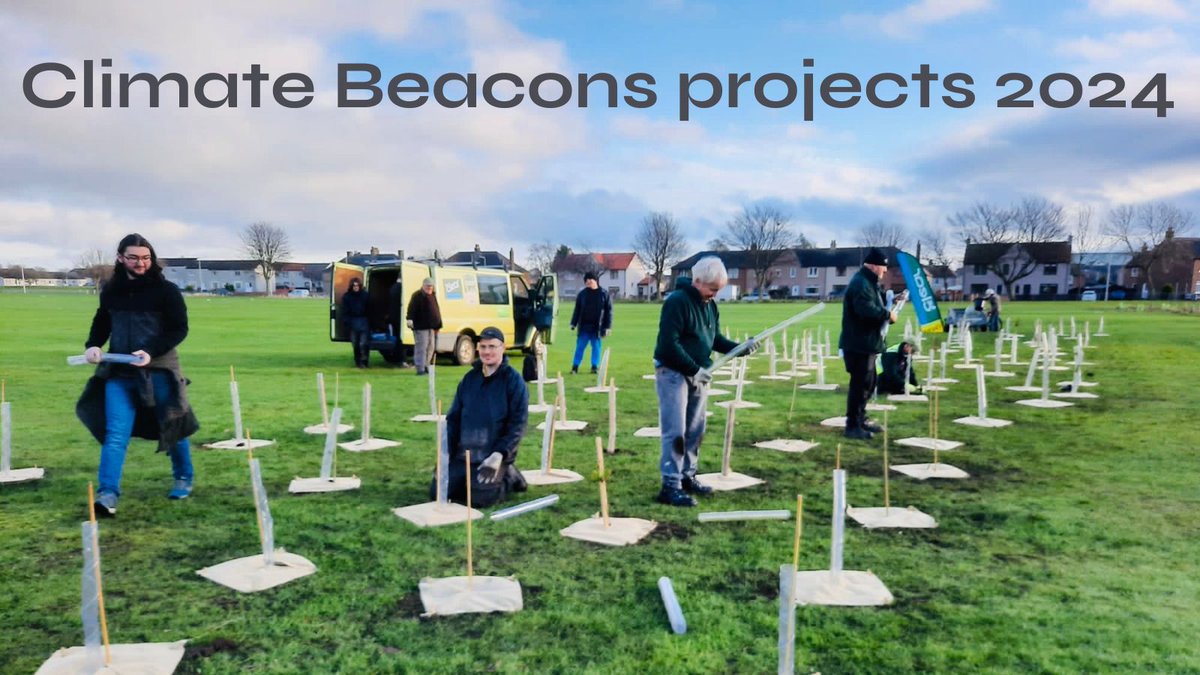 We are pleased to announce that we are funding three new projects run by the #ClimateBeacons partnership in the first half of 2024, by @ACTinArgyll and @CovePark in Argyll, @LythArtsCentre in Caithness and @LevenmouthAc in Fife. Find out more >> creativecarbonscotland.com/climate-beacon…