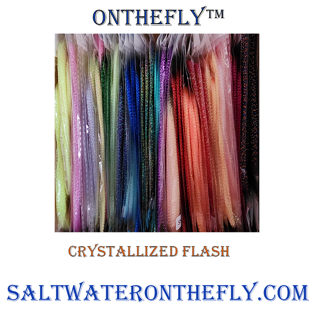 Saltwateronfly's tweet photo. Crystallized Flash,
More Flavors than the local Ice Shoppe
We'll be loading more colors every day
https://t.co/CrqN2h4uSW
:
#flytyingmaterials #flytying #flyfishing #onthefly #saltwateronthefly https://t.co/2xMJOcefI1