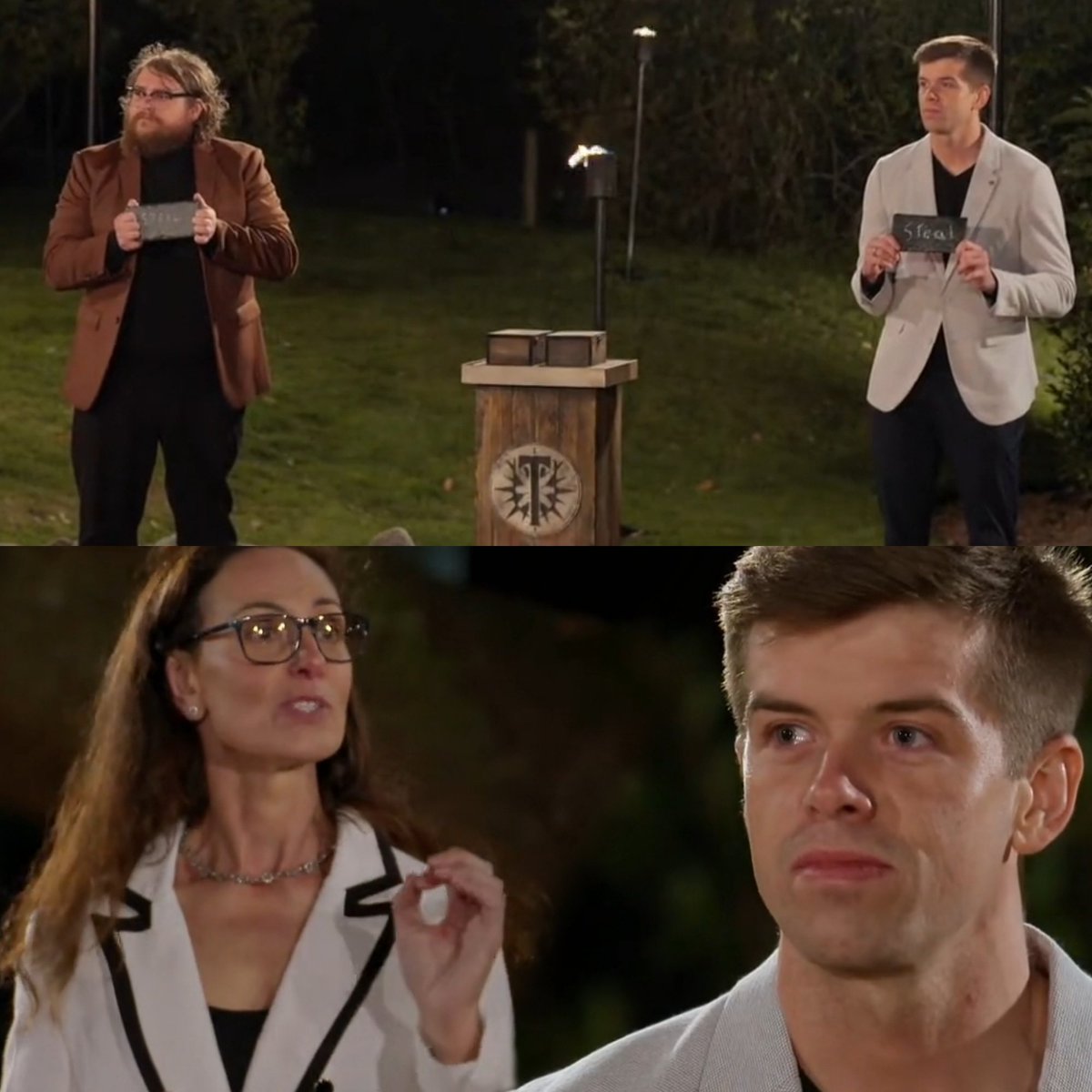 twnty_three's tweet photo. A satisfying finale...
Camille: But If i wasn't win, then none of us will gonna win.🤷 Lol
#TraitorsAU #TraitorsAU2 #Traitors https://t.co/GxBiMwTwRz