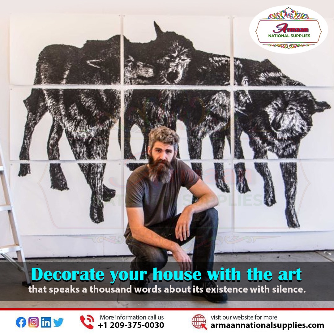 Transform your walls into a masterpiece! Forget blank spaces, embrace bold strokes and vibrant hues. Let artwork tell your story and infuse your home with personality. #ArtfulLiving #GalleryWallGoals #DecorInspo