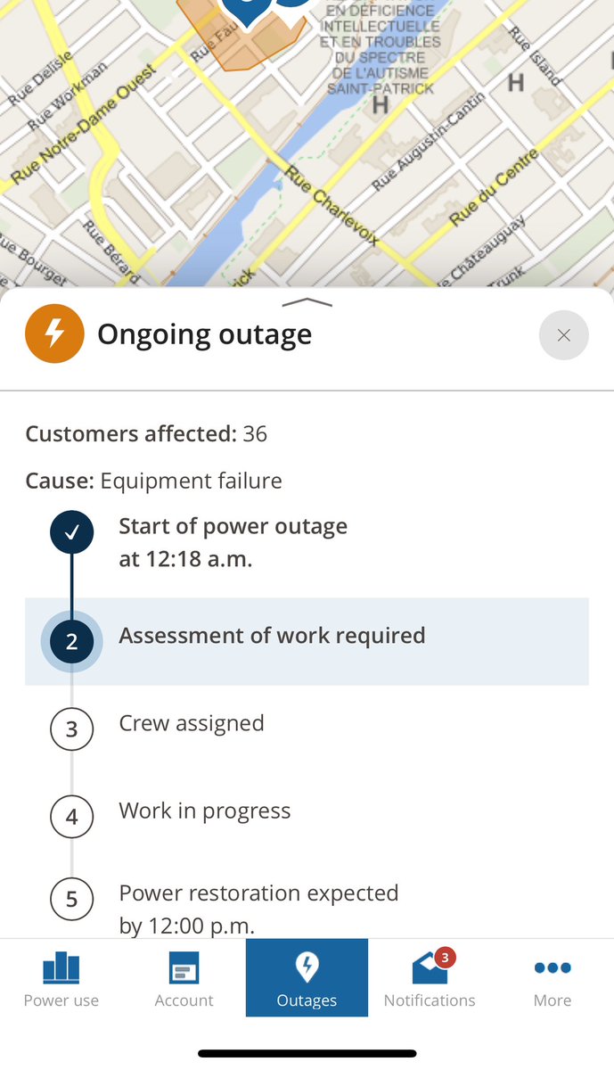 favreau007's tweet photo. @client_hydro perdu l'électricité à minuit rue Duvernay en plein coeur de Montréal. 8 heures plus tard et toujours pas envoyé personne pour diagnostiquer le problème. Comment est-ce possible??? Très froid à l'intérieur pour un petit de 2 ans et une femme enceinte de 8 mois... https://t.co/LGHH8ps6tC