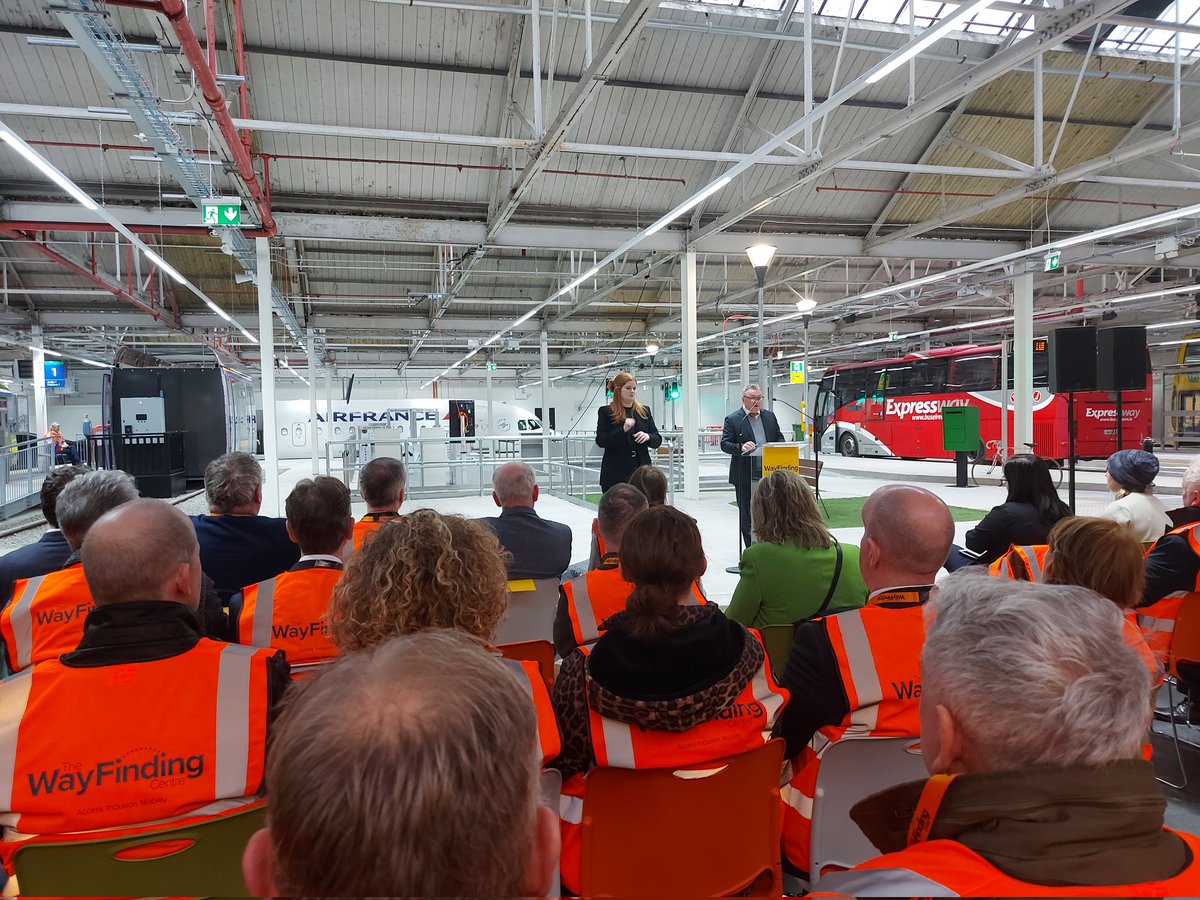 LorraineFitzsim's tweet photo. Well done @vision_ire on the awesome #WayfindingCentre opened today. @WeAreTUDublin are delighted to be part of the project and looking forward to continued engagement. #inclusion #transport #mobility https://t.co/qAPlrIW4sN