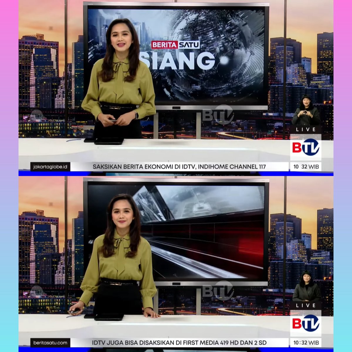 ID_Newsanchor's tweet photo. Adristya Chintia (BeritaSatu Siang BTV 31012024)
#adristyachintia #btv #beritasatu #presenter #penyiar #newsanchorindonesia https://t.co/Oht1T8yeSv