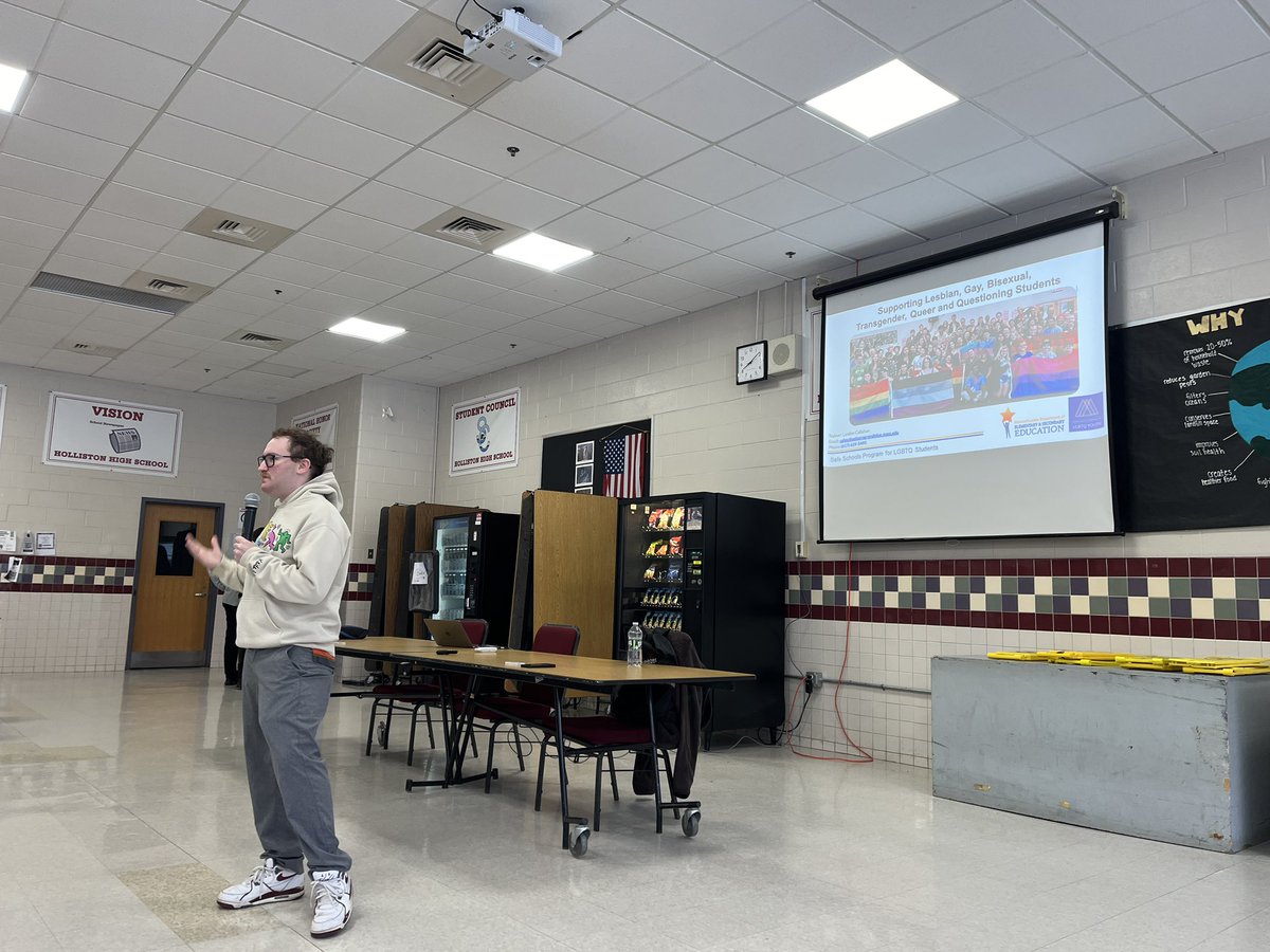 Landon Callahan from @SafeSchoolsMA kicks off our PD day supporting our efforts to create a culture of belonging in our schools! @SKustka