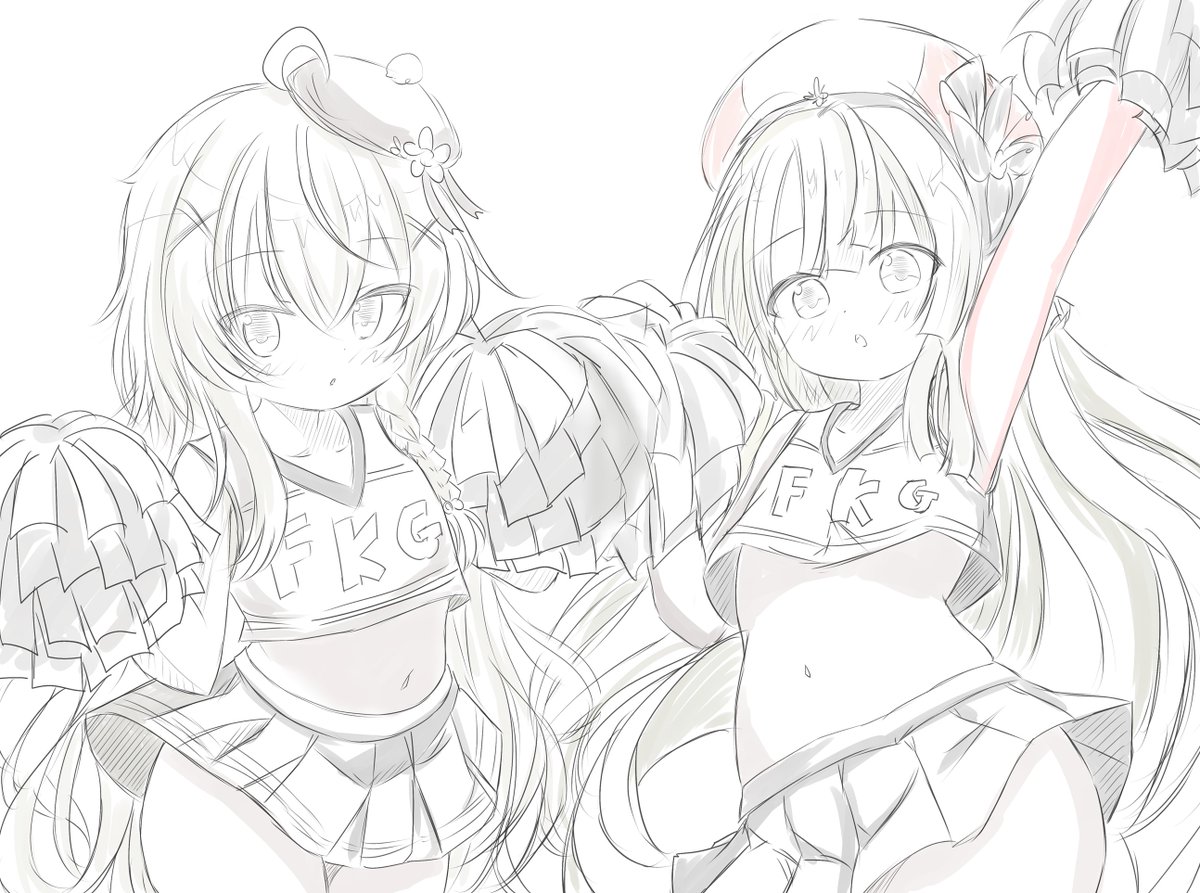 #今月もチアばっか描いてんなチワワ 