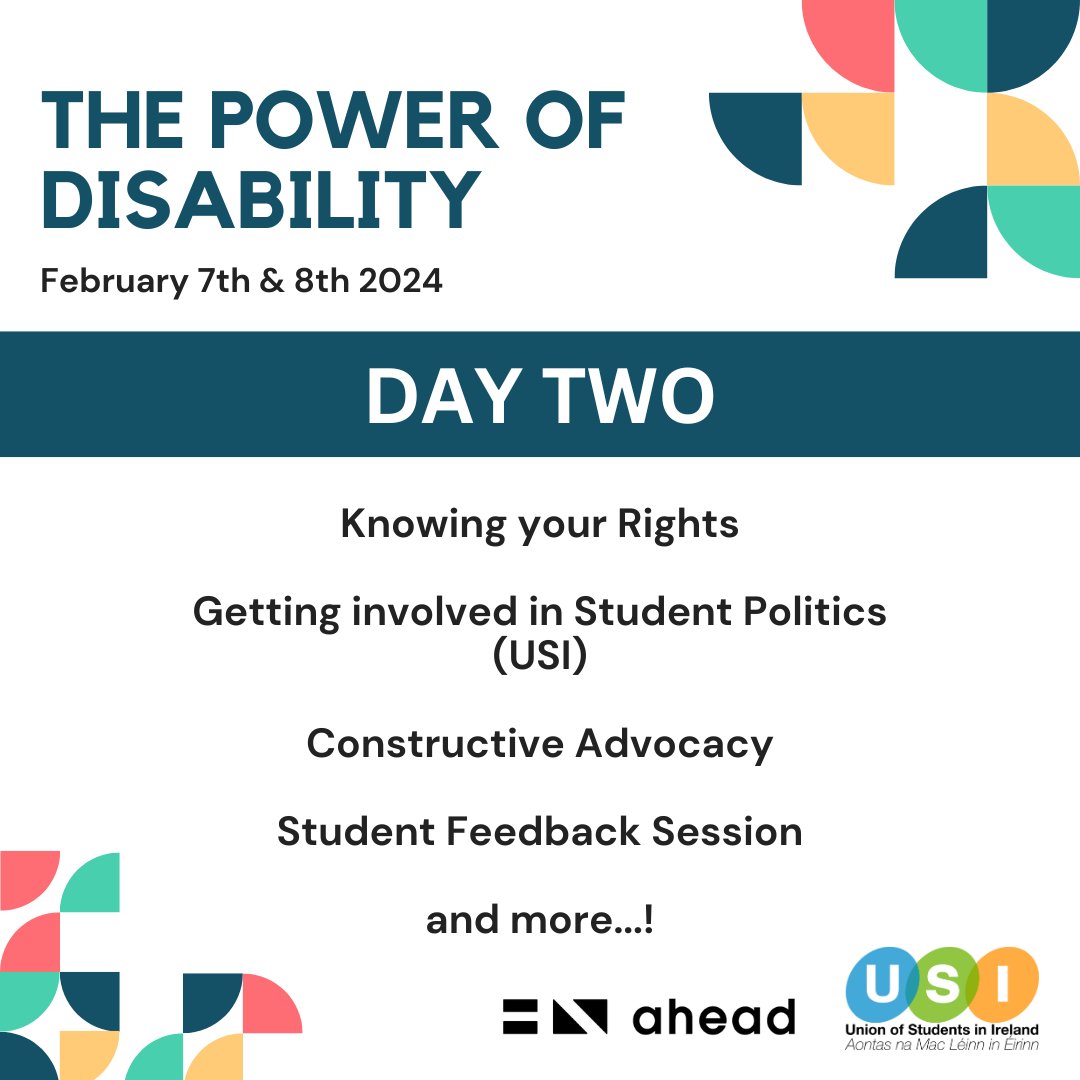 What's coming up at the #PowerOfDisability online event? Diversity of Learners/Social Engagement @dararyder @drrichiehealy Developing a disabled postgrad community @RathVivian @NDPAC_ See it Be it Panel What's Next? (Employment) Sign up - buff.ly/3UlTx5t 1/2