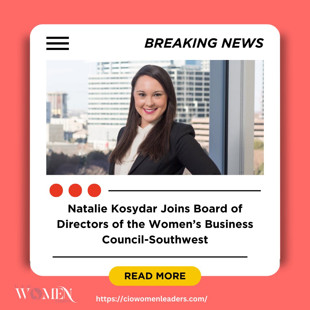 Natalie Kosydar Joins Board of Directors of the Women’s Business Council-Southwest

shorturl.at/giqU4

#WomensBusinessCouncil #smallbusinesses #privatelyownedcompanies #ciowomenleaders