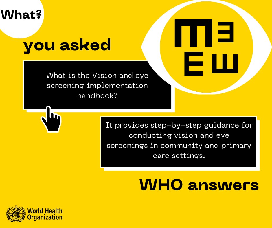 WHAT is the Vision and eye screening implementation handbook?
👇who.int/publications/i…