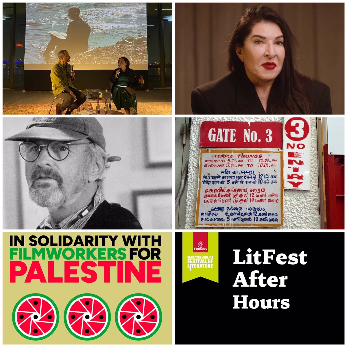 Recent posts on theculturist.com
Pics from Night School Film Night

Marina Abramovic’s “I don’t feel like having dinner with either of them”

RIP Norman Jewison

Closure of Hindu Temple in Bur Dubai

Film Workers for Palestine - Solidarity Statement 

Panel talk at LitFest