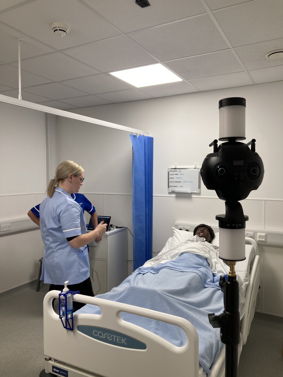 Excited to see customers like @NewCollSwindon leveraging our no-code VR platform for simulations! In just 2 hours, they've crafted 5 scenarios. With DIGI SIM, they generate 3x simulations from those initial 5. Our platform empowers users for rich scenarios in 2 days at scale!