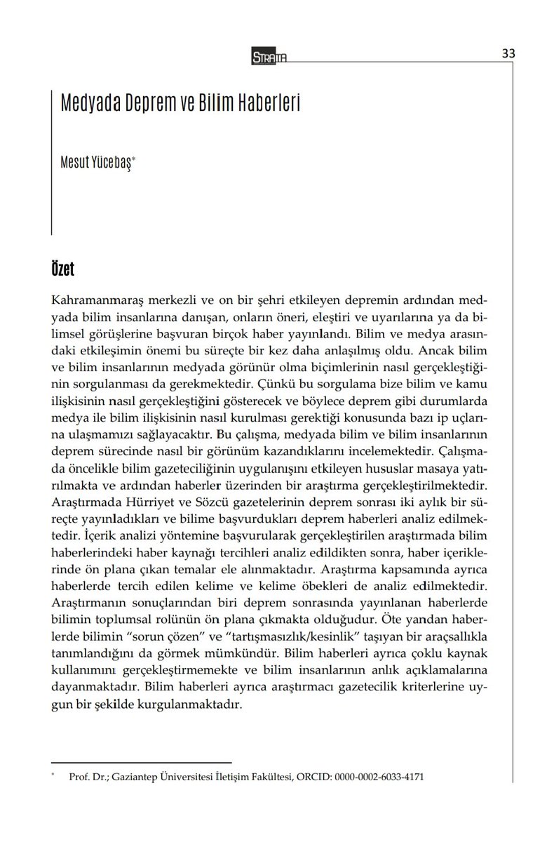 Stratadergi's tweet photo. Mesut Yücebaş'ın "Medyada Deprem ve Bilim Haberleri" başlıklı makalesi Strata'da... 

İçindekiler ve editörün takdimi için: https://t.co/sn4k0im1Is
Satın almak için: https://t.co/SieHZVlJax https://t.co/QxOp2Fxwjb