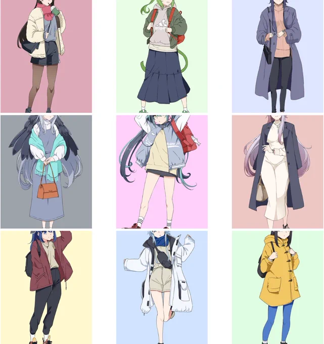 #今月描いた絵を晒そう
めんどくさいからツイッターのメディアから切り抜いたけど顔半分隠れてえっちな店のパネルみたいだな 