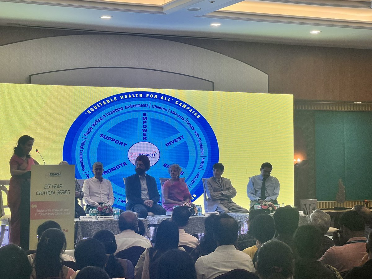 MikashmiKohli's tweet image. So glad to be here at the 25th oration series of @SpeakTB and listening to @paimadhu and @doctorsoumya! #inspired #endtb #equitablehealth