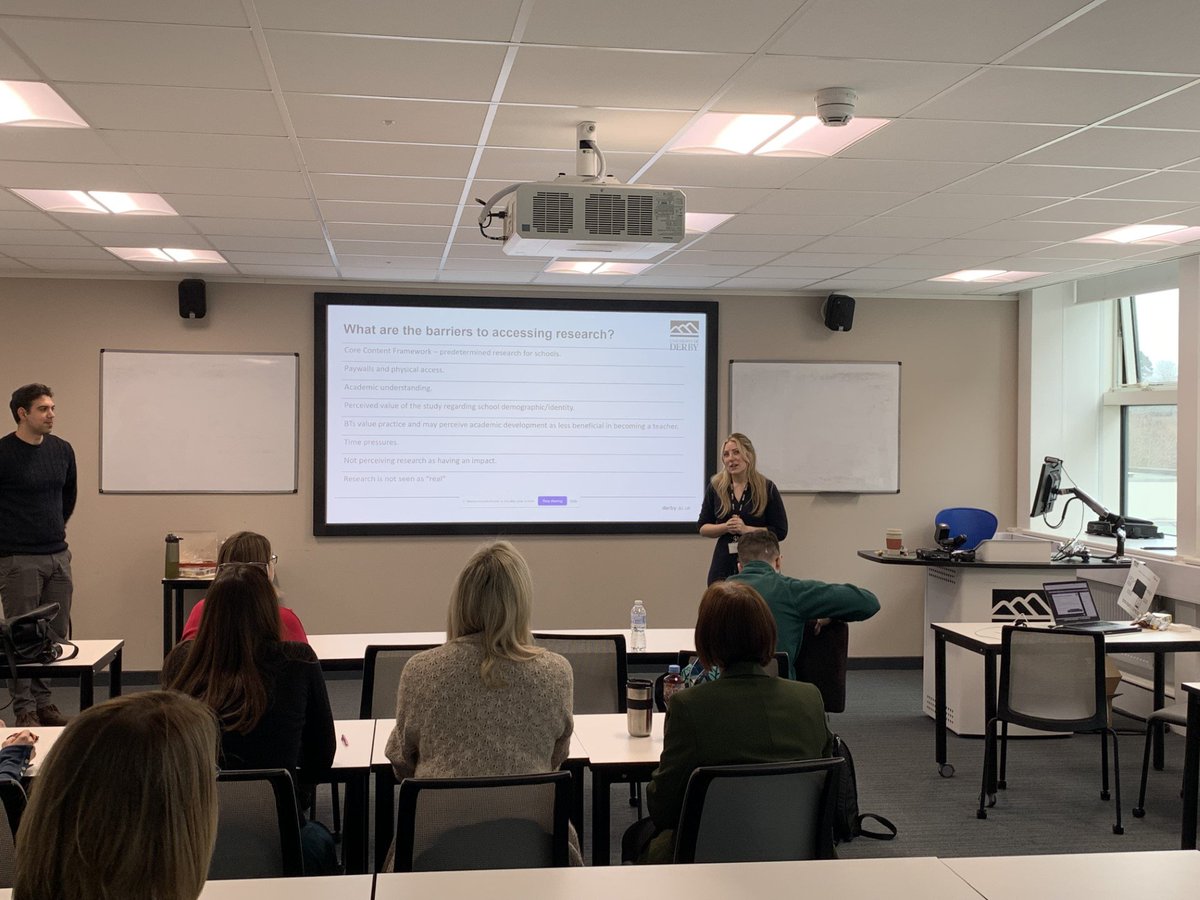 Wow what a day!  Many turned out to listen to <a href="/R_Petronzi_UoD/">Rebecca Petronzi</a> and <a href="/DominicPetronzi/">Dominic Petronzi</a> talk about their work on <a href="/WDLNoodleBooks/">Whoopsie Doodle Little Noodle</a> 🐶and moving academic research into the public domain! Fascinating! <a href="/DerbyUni/">University of Derby</a> <a href="/UoDPost14ITE/">UoD Post 14 ITE</a> <a href="/UoDPrimaryITE/">DerbyUniPrimaryITT/E</a>