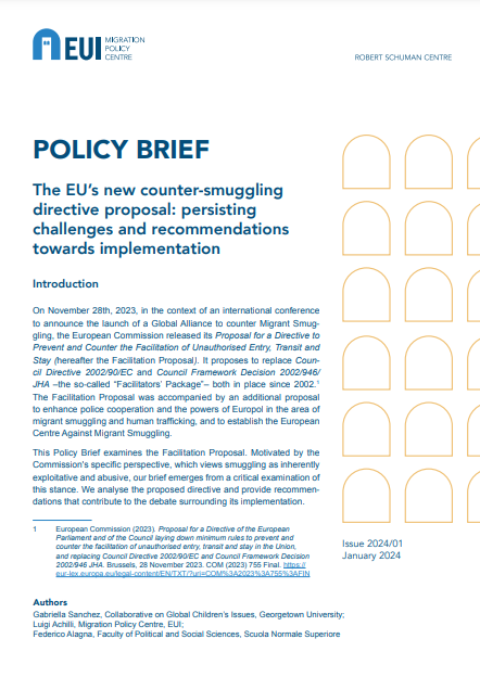 _gesanchez's tweet photo. Today during @UNMigNetwork #MigrationWeek, we presented data on EU #countersmuggling operations & their human consequences, including their impact on women and children on the move, available via @MPC_EUI.
Grateful to @UNmigration for the invitation!
https://t.co/E1zLdVGD1u https://t.co/Z9KMcmPPKk
