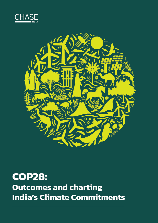 Our recent publication on COP28: Outcomes and Charting India’s Climate Commitments, evaluates the progress made on global climate action at COP28. It highlights key outcomes and opportunities arising from it for India.

Read more: bit.ly/ChaseReportCOP…

<a href="/avianWE/">Avian We.</a> 
<a href="/WEcomms/">We. Communications</a>