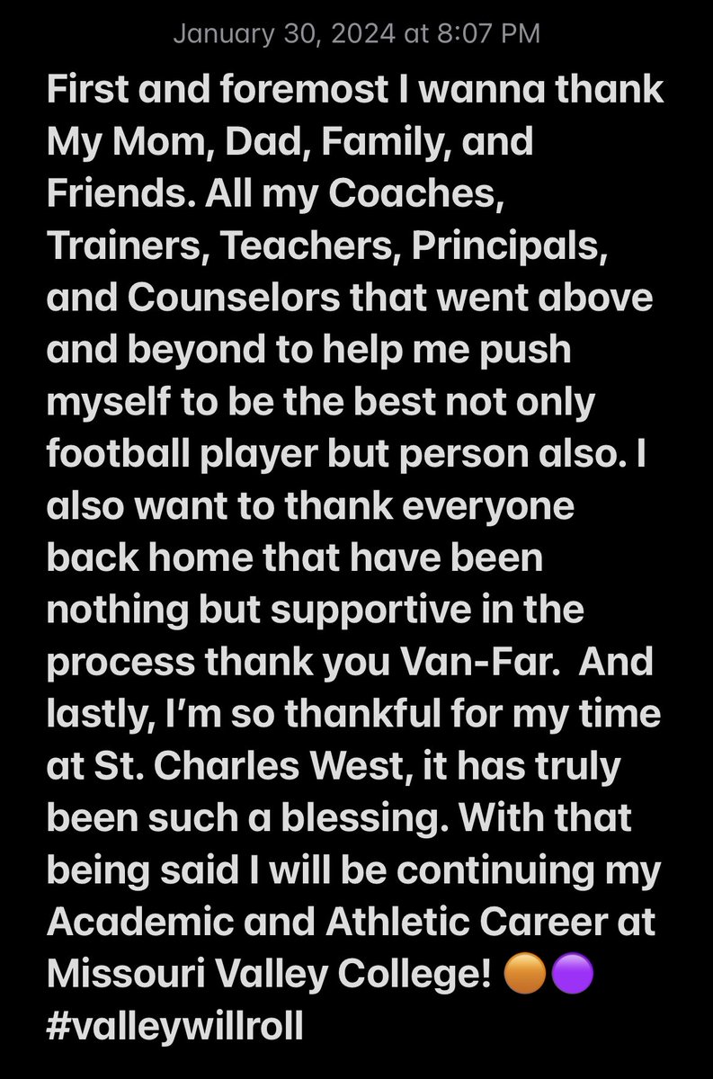Morgan Regot (@morganregot52) on Twitter photo Home 🏠! #commited #wecomin #valleywillroll @CoachCannonMVC @CaseyCreehan <a href="/coach_sallen/">Sergio Allen</a> <a href="/CoachJakeWilson/">Jake Wilson</a> <a href="/GSV_STL/">Gateway Sports Venue</a> <a href="/JPRockMO/">JP Rock</a> <a href="/ChrisDuerr/">Chris Duerr</a> @ZRichKHQA <a href="/elitefootball/">EliteFootballAcademy</a> Home 🏠! #commited #wecomin #valleywillroll @CoachCannonMVC @CaseyCreehan <a href="/coach_sallen/">Sergio Allen</a> <a href="/CoachJakeWilson/">Jake Wilson</a> <a href="/GSV_STL/">Gateway Sports Venue</a> <a href="/JPRockMO/">JP Rock</a> <a href="/ChrisDuerr/">Chris Duerr</a> @ZRichKHQA <a href="/elitefootball/">EliteFootballAcademy</a>